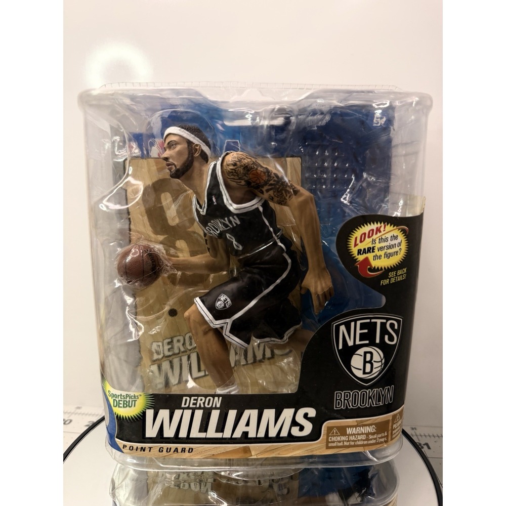 McFarlane Toys NBA Series 22 Deron Williams Brooklyn Nets Action Figure